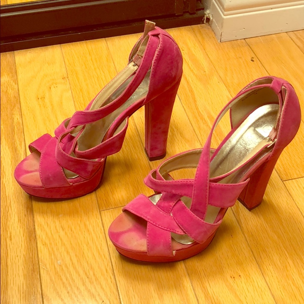 Pink heels